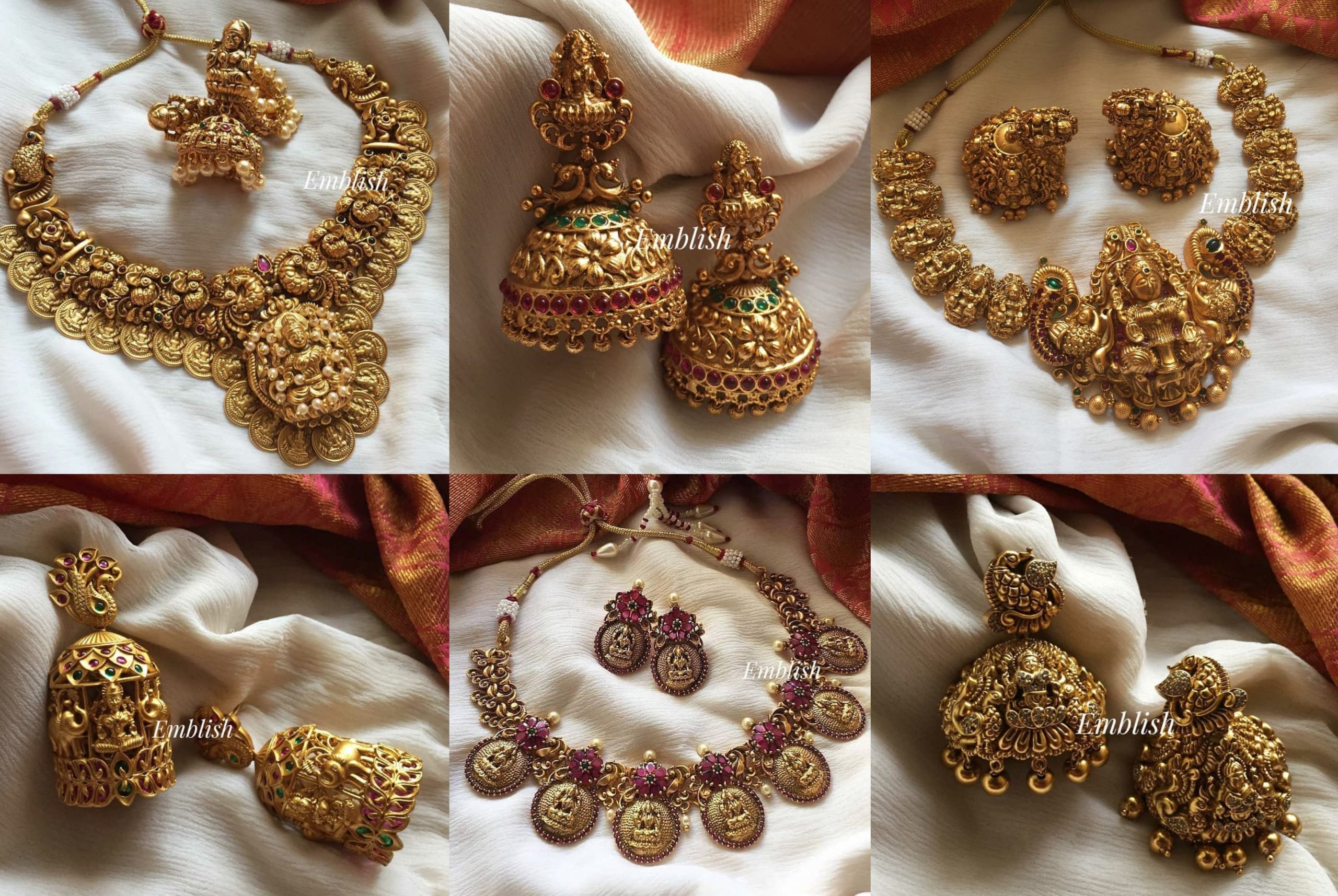 Antique And Temple Jewellery Collection From Emblish Coimbatore!