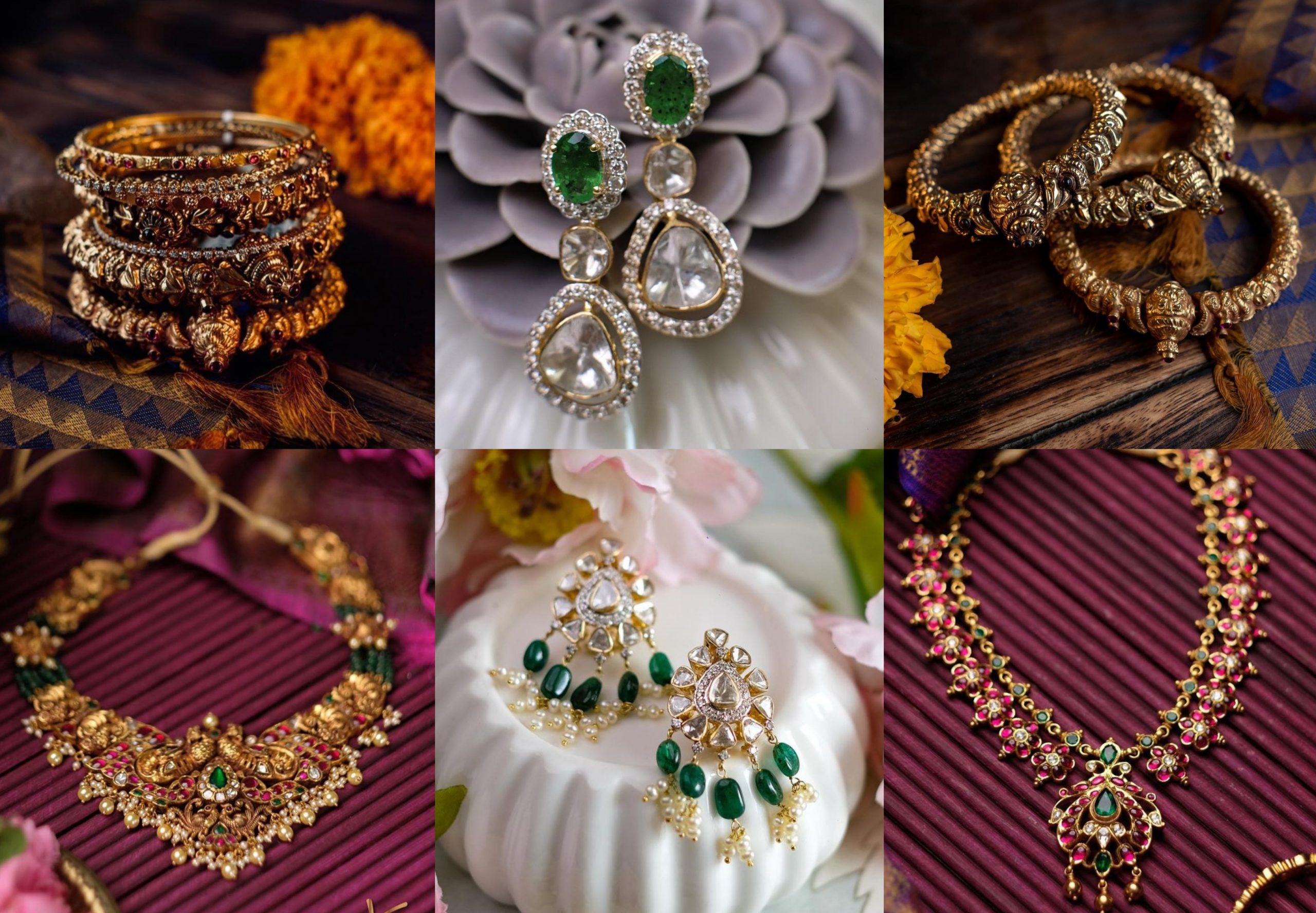 Stunning Antique And Diamond Jewellery Collection By Kirthi Diamonds.
