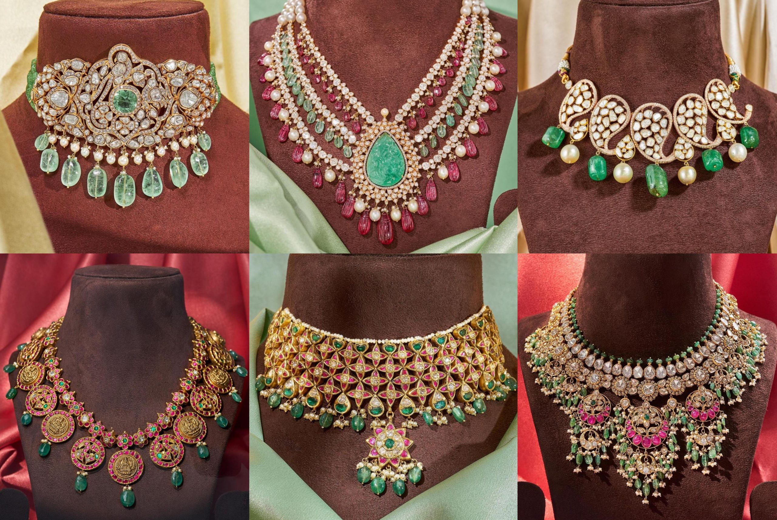 Stunning Precious Stones Necklace Collection By Parnicaa!