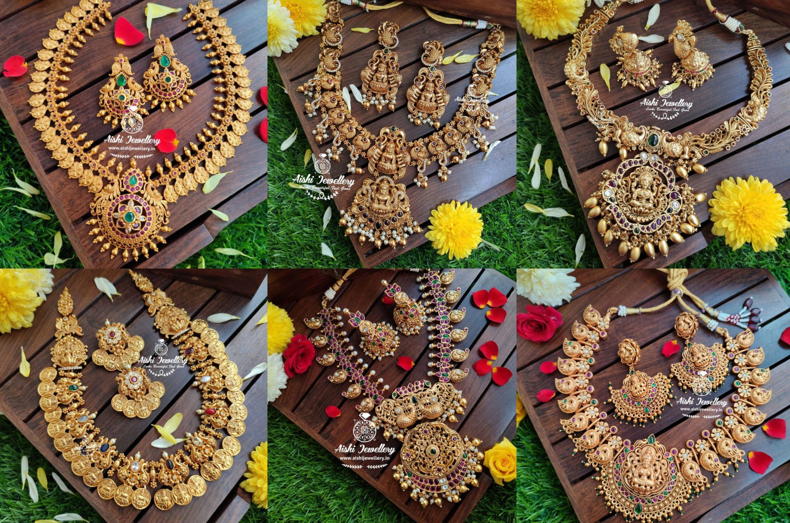 Heavy Antique And Temple Jewellery By Aishi Jewellery