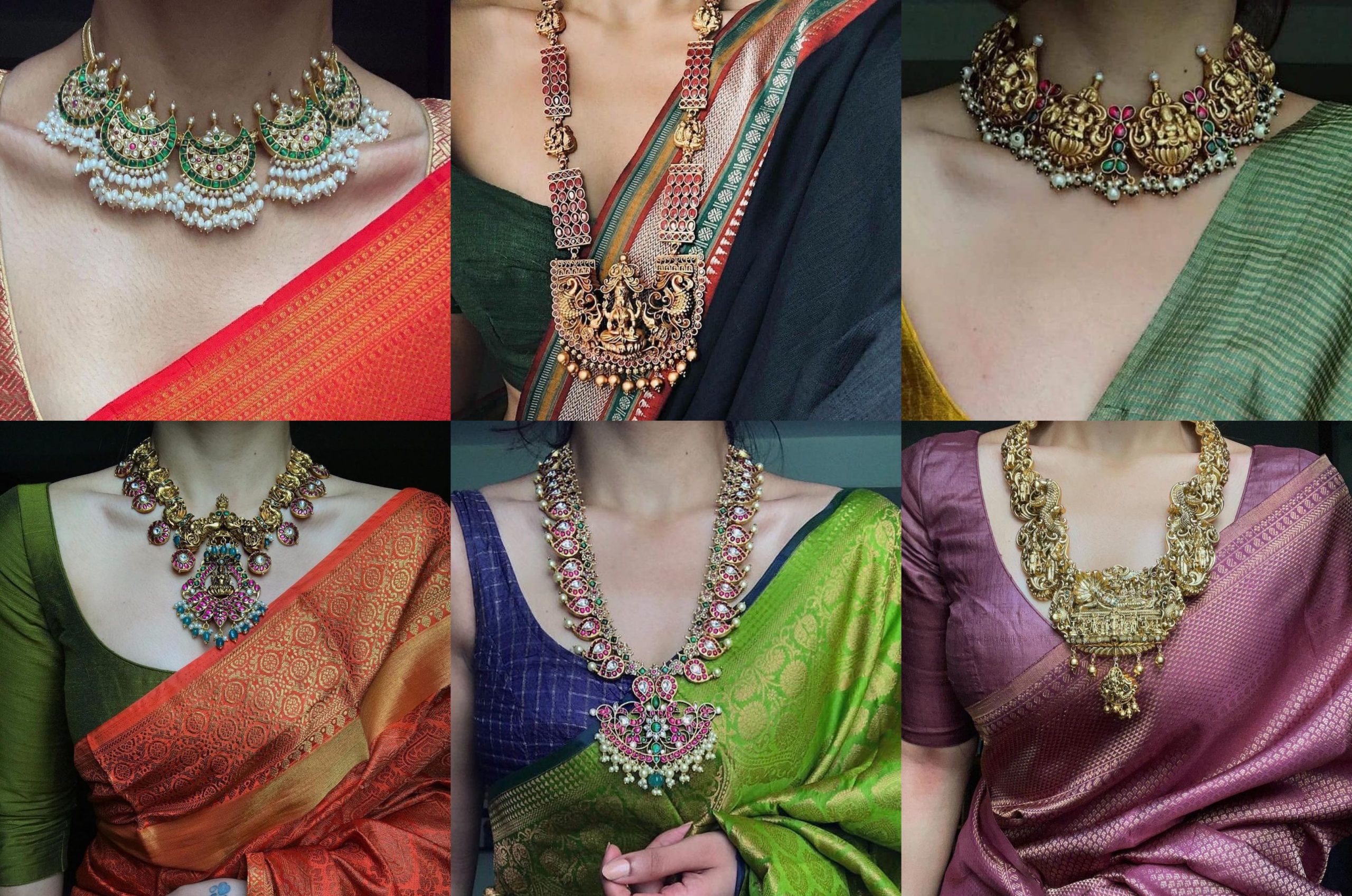 Traditional Temple And Antique Harams By Vriksham Jewellery!