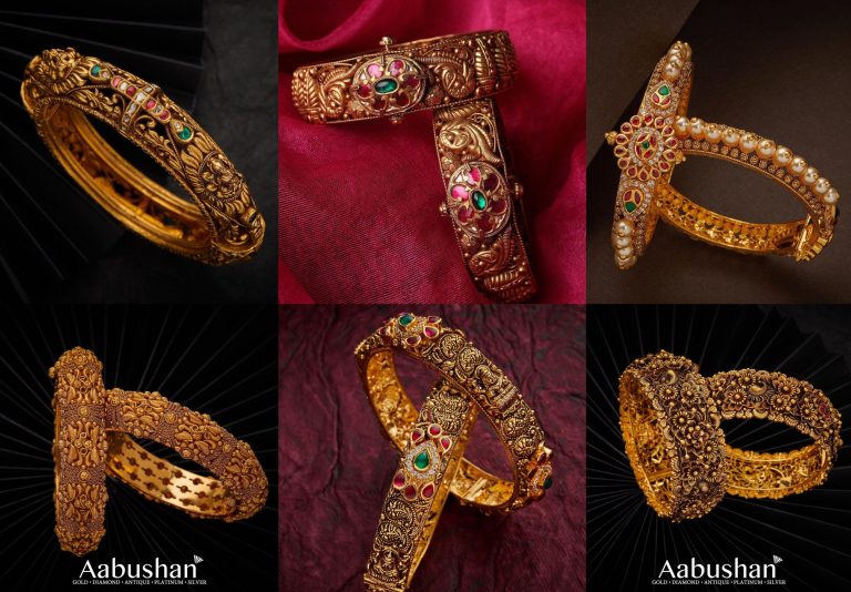Antique Designed Bangle Collection By Aabushan Jewellery