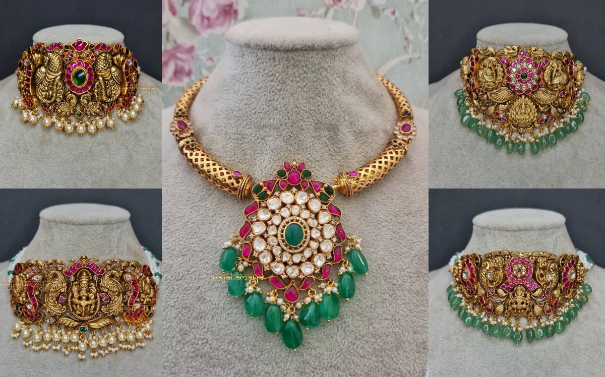 Traditional Antique Necklace Collection By Rajatamaya!