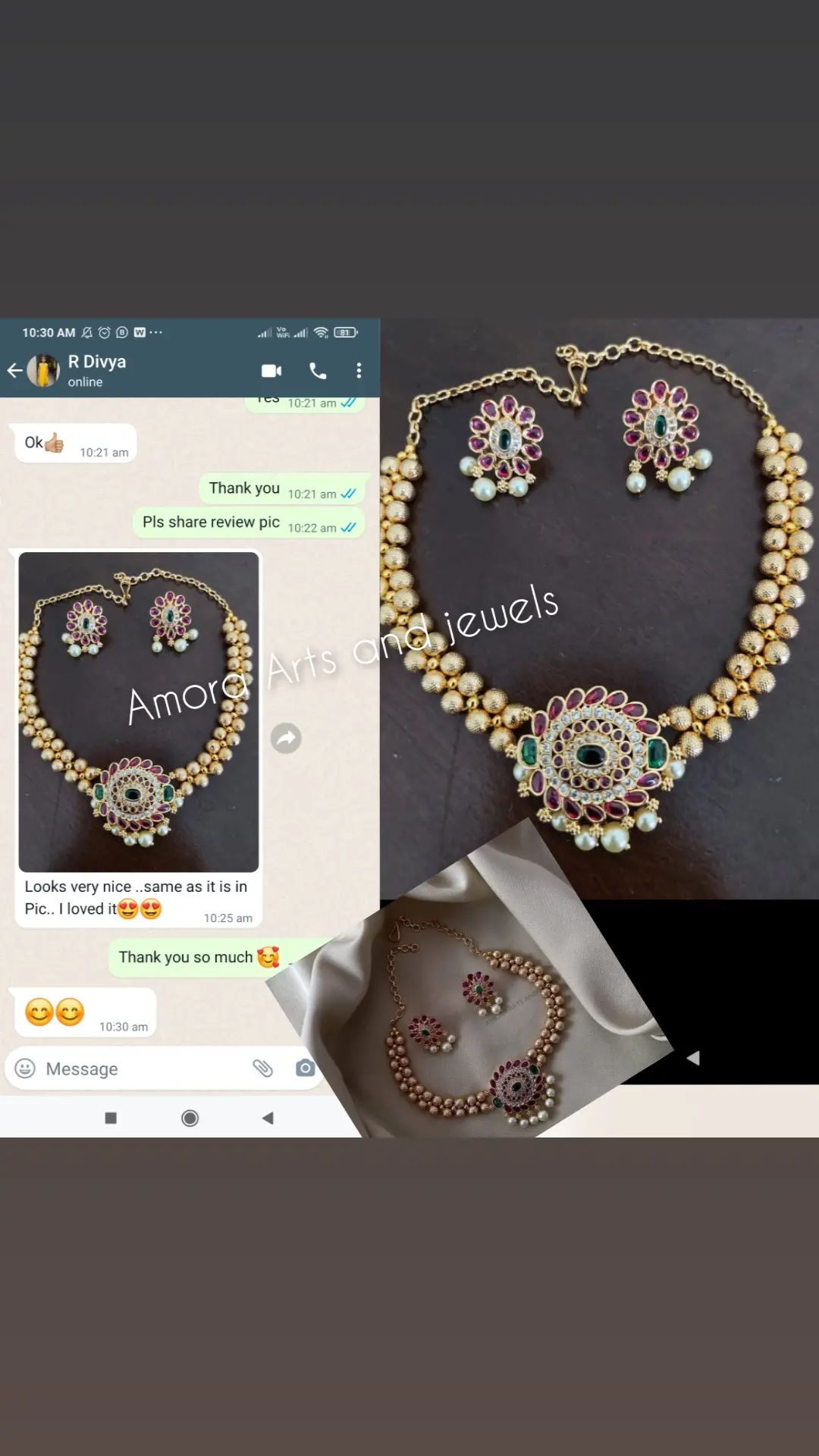 Amora art and jewels review