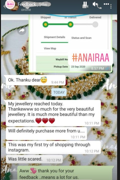 anairaa jewellery review
