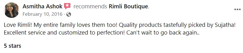 Rimli boutique review