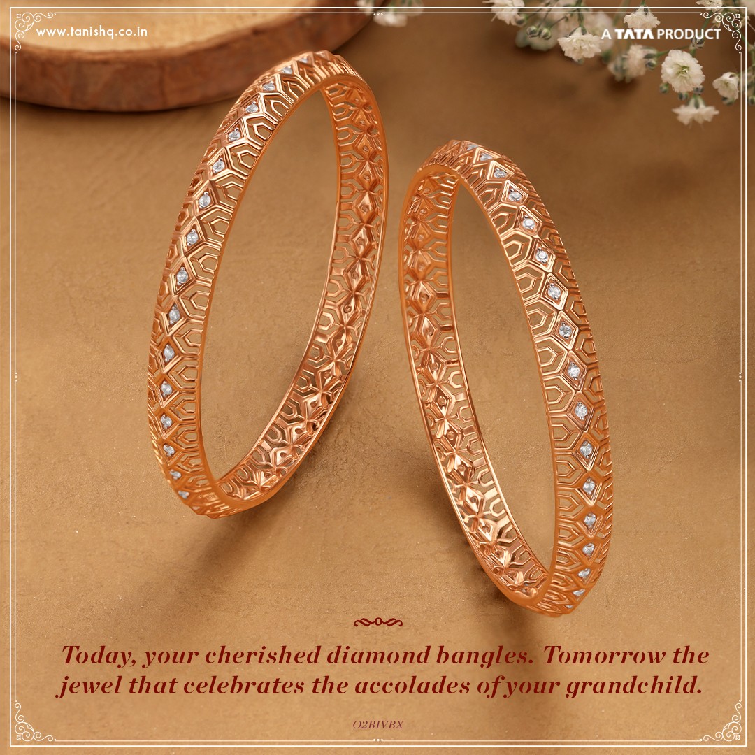 Diamond bangles tanishq hot sale with price