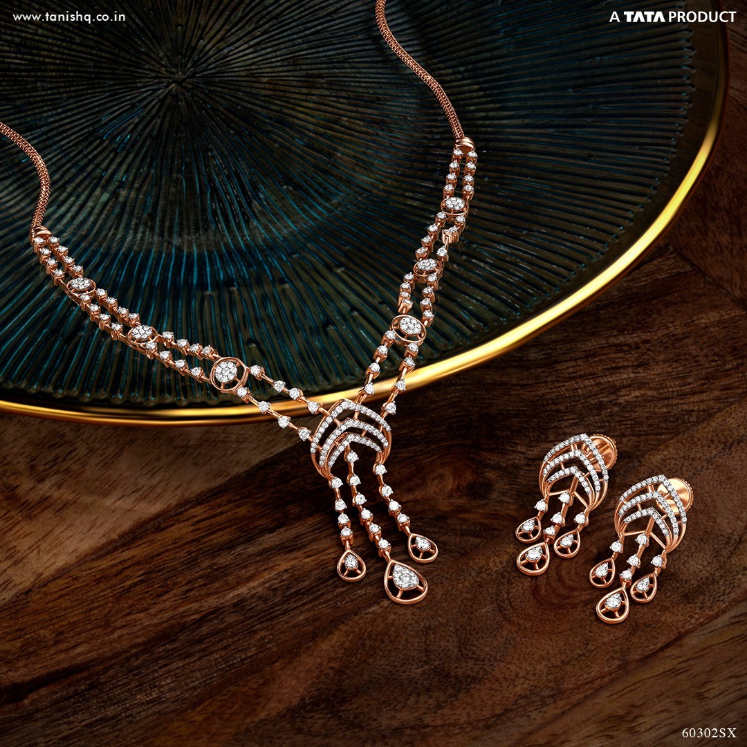 diamond necklace designs tanishq