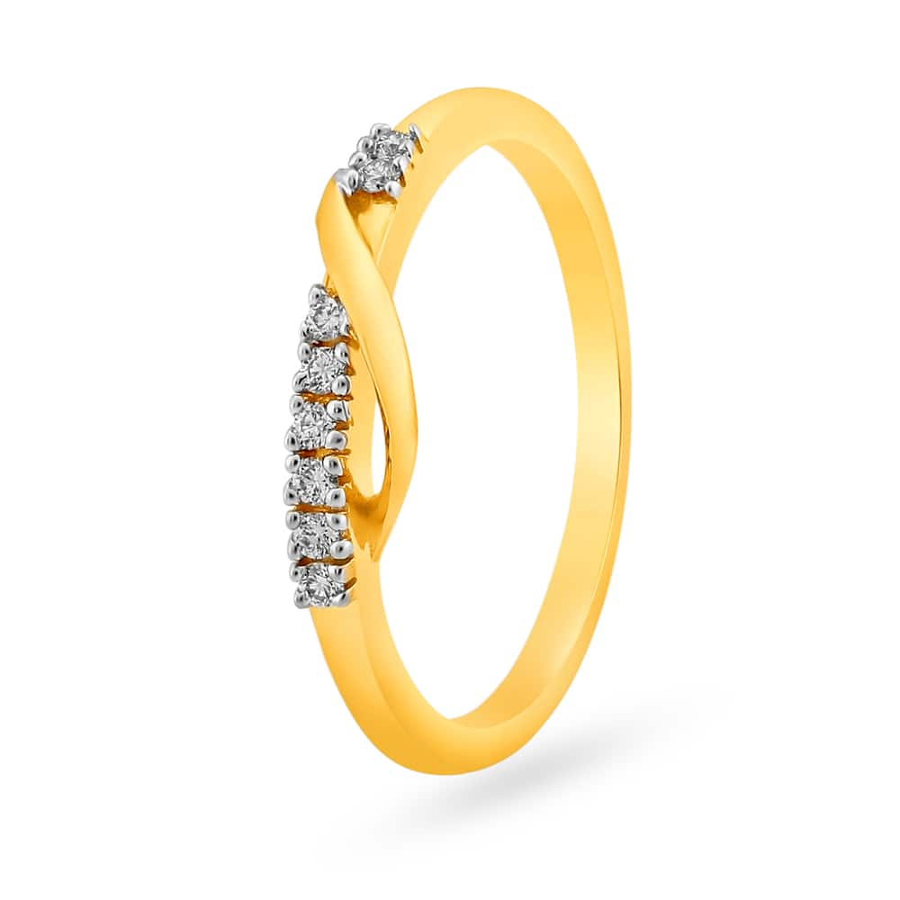 Tanishq Aveer 18kt Yellow And White Gold Finger Ring For Men at Rs  18517/piece in Jaipur